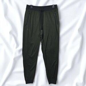 Under‎ Armour ColdGear Joggers Training Pants Zip Pockets Olive Green Men Large